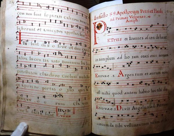 Choralbücher Museum Gondorf